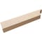 Ekena Millwork 2in. W x 4in. H x 20in. L Moab Woodgrain TimberThane Rafter Tail, Primed Tan RFTUR02X04X20MOARCPR - alternate 5